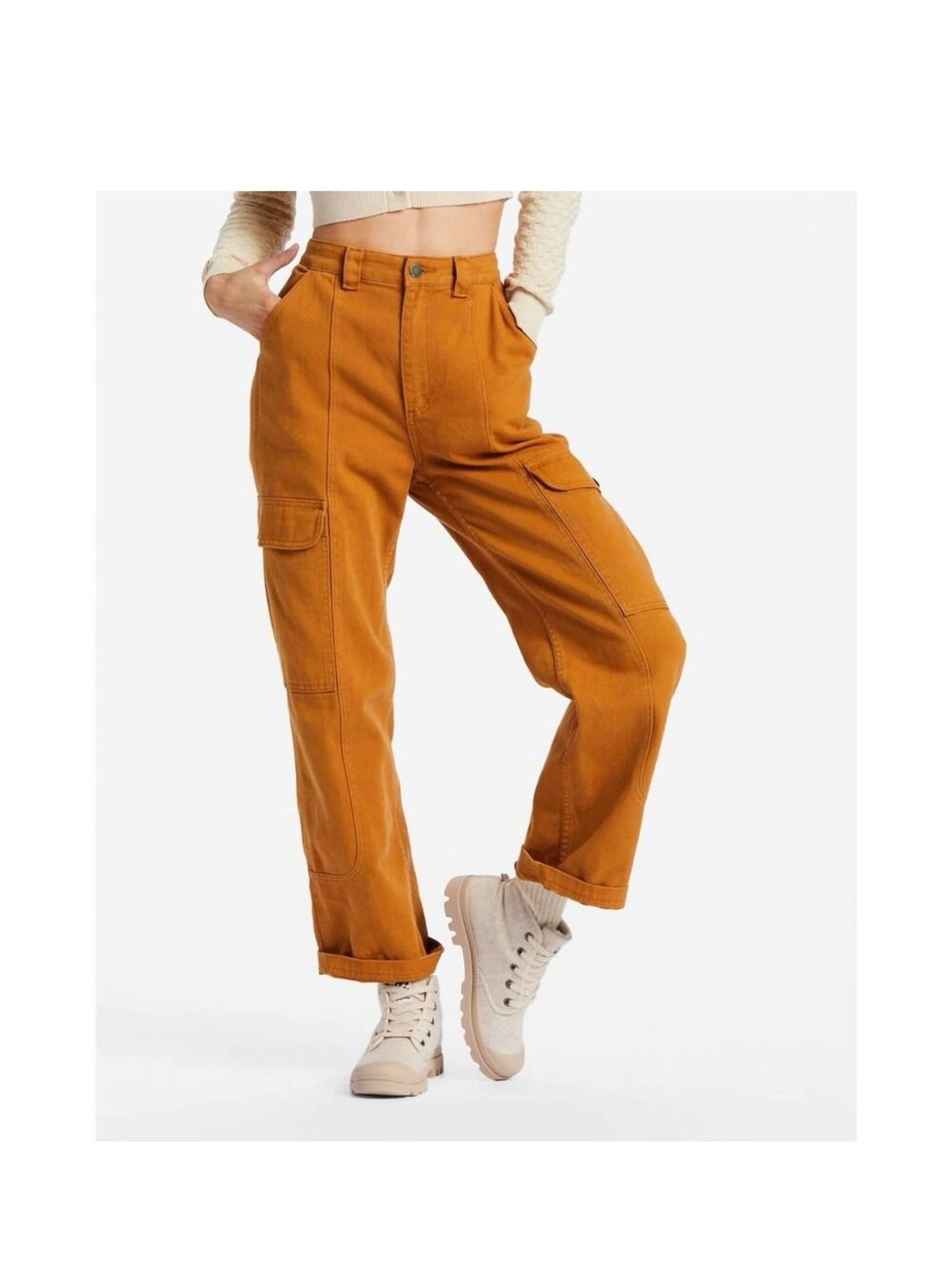 Billabong wall to wall cidar cargo Boyfriend Jeans - Women's